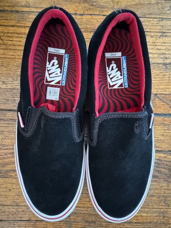 VANS X SPITFIRE Van Der Lind Ultracush Slip-On Pro Shoes Shoes Size 11 Like New main image 8